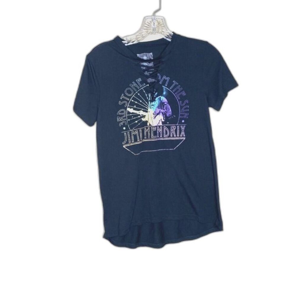 Grunge Indie Sleaze Jimi Hendrix Graphic Tee‎ XS  Rock Band Shirt retro y2k
